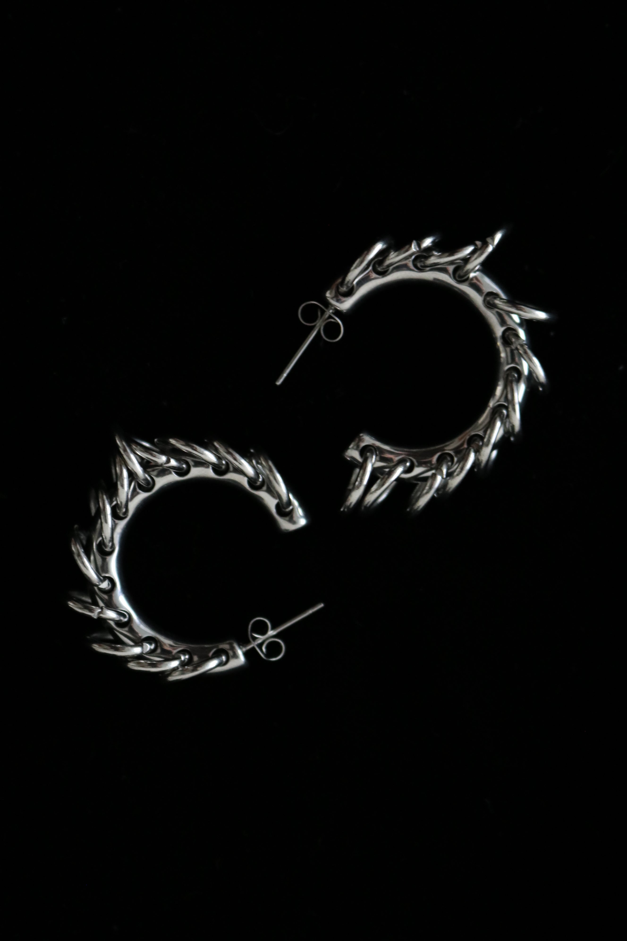 Pierced Hoop Earrings
